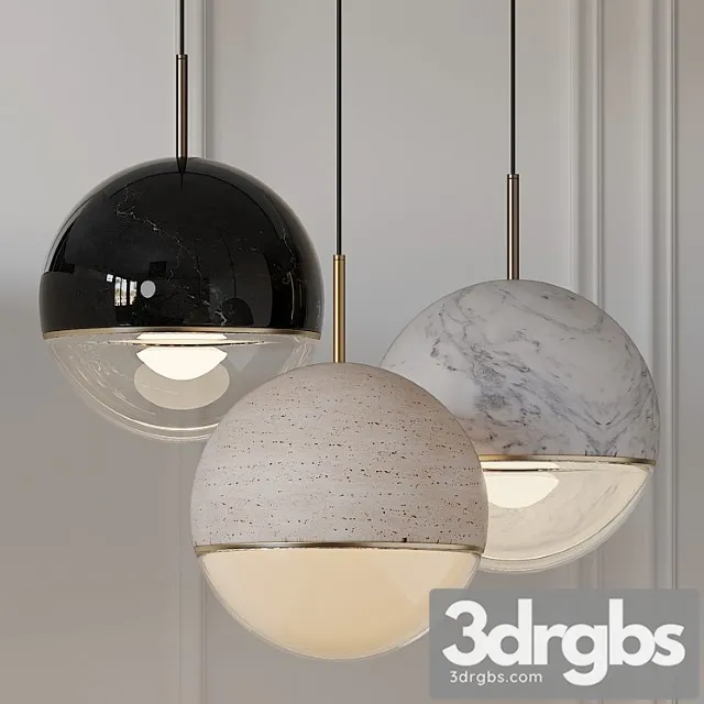 Wandering star led pendant light by viso 3D Model Download