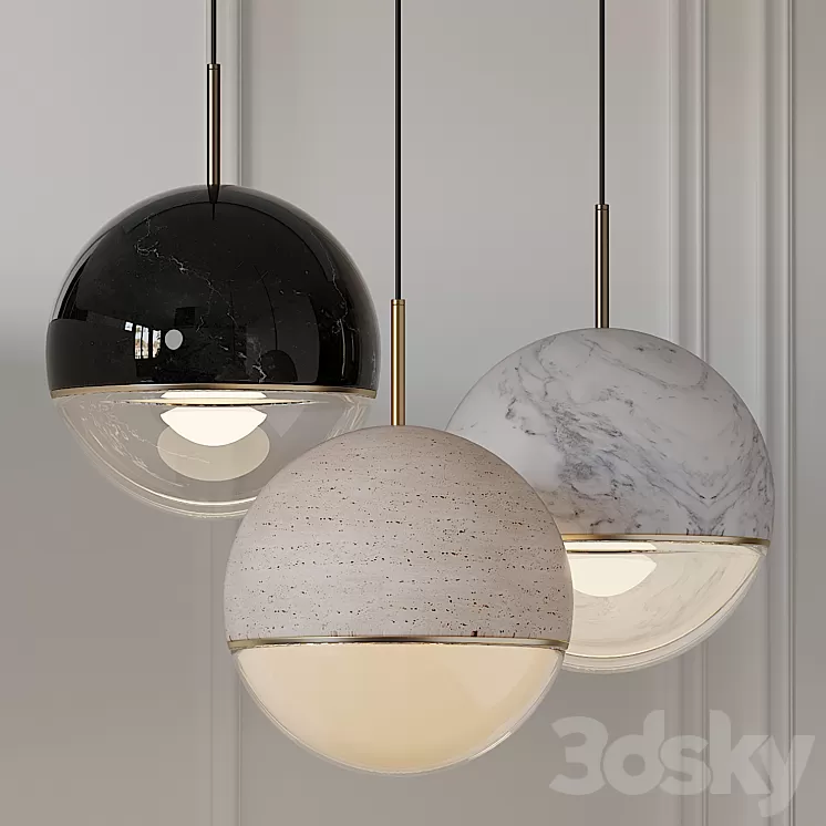 Wandering Star LED Pendant Light By Viso 3D Model Wandering Star LED Pendant Light By Viso 3D Model
