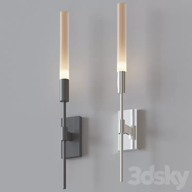 Wands Sconce by Robert Sonneman 3D Model Wands Sconce by Robert Sonneman 3D Model
