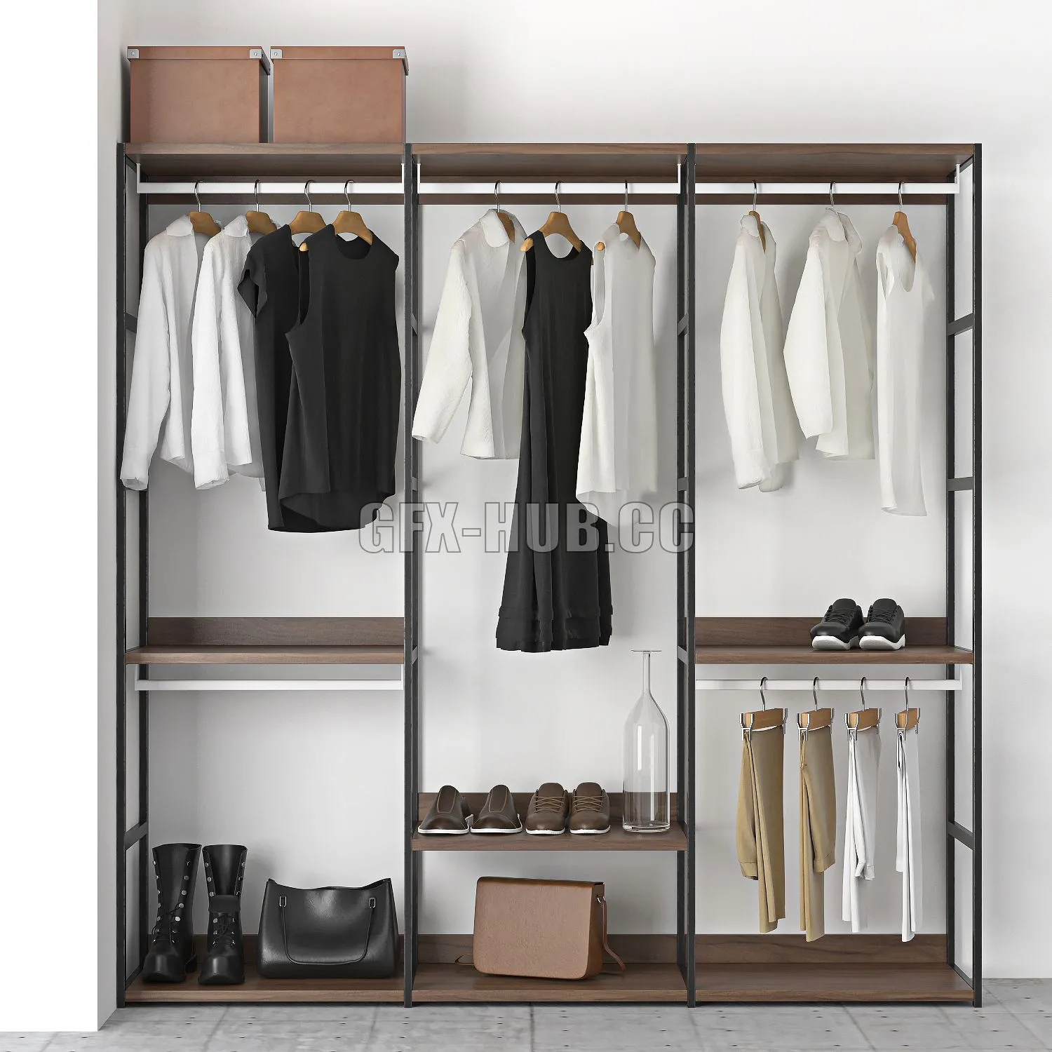 Wardrobe 0001 3D Model