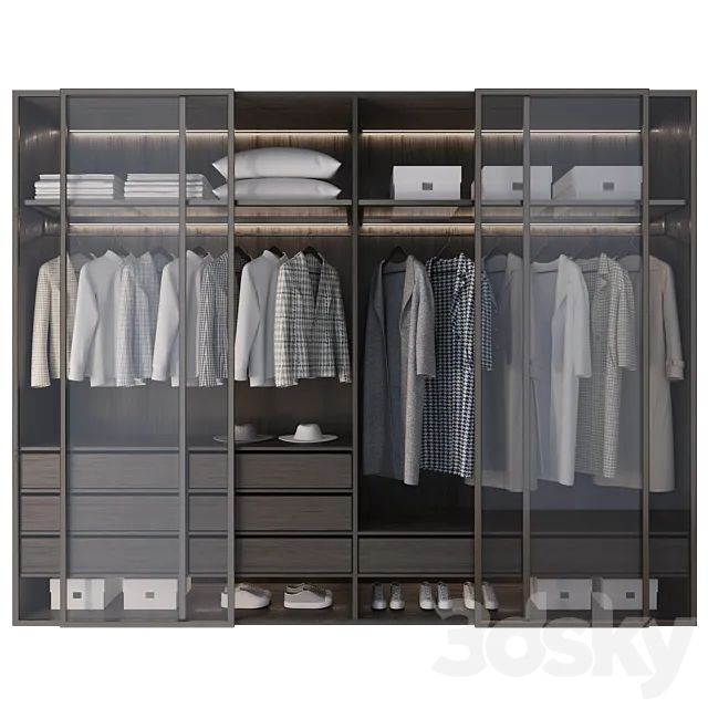 Wardrobe 005 3DModel Wardrobe 005 3DModel