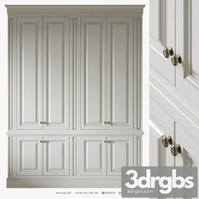 Wardrobe 007 3D Model Download