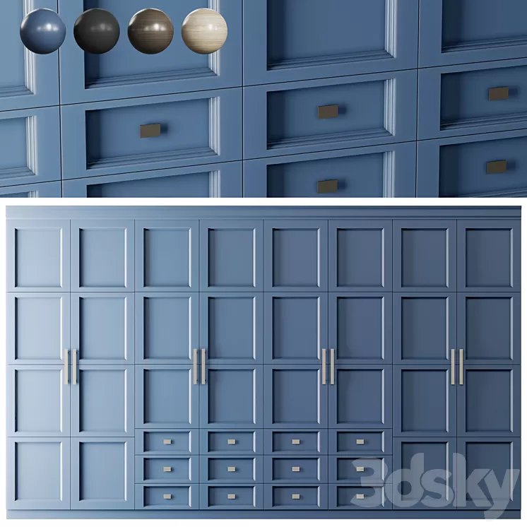 wardrobe 01 3D Model Free Download