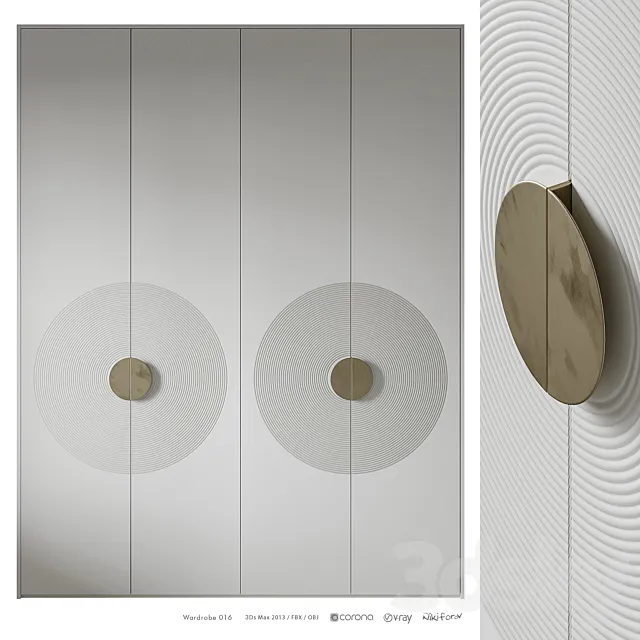 Wardrobe 016 3D Model