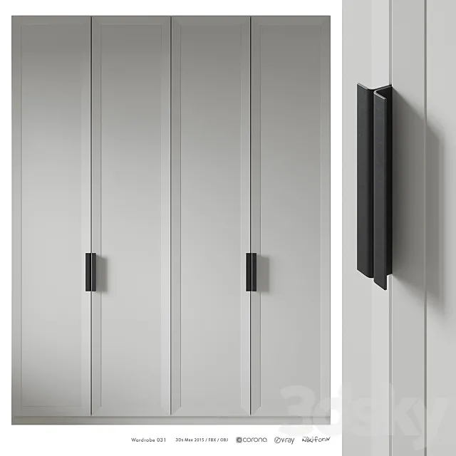 Wardrobe 031 3D Model