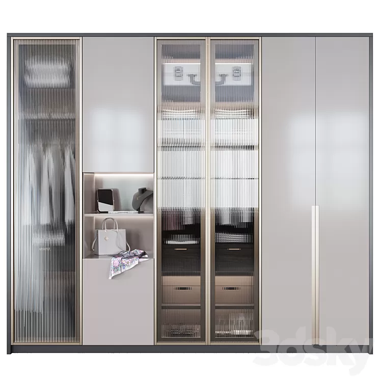 Wardrobe №10 3D Model Free Download