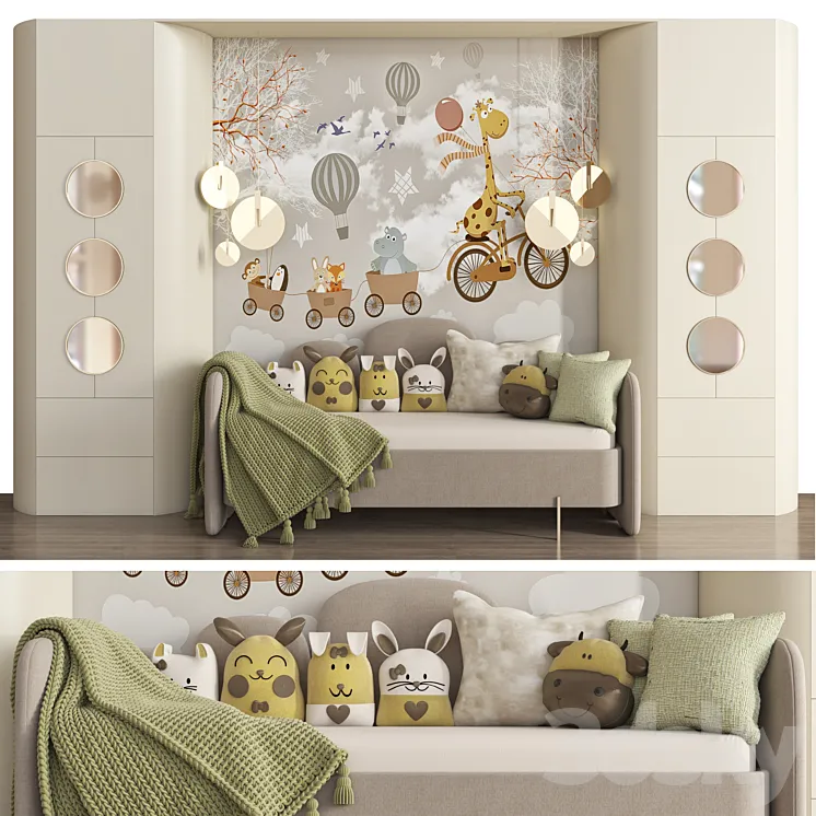 wardrobe 107 3D Model Free Download