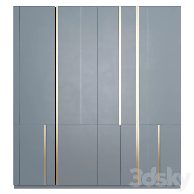 Wardrobe 15 3D Model Wardrobe 15 3D Model