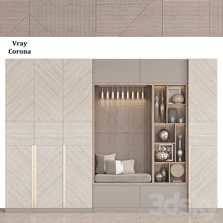 wardrobe 157 3D Model Free Download