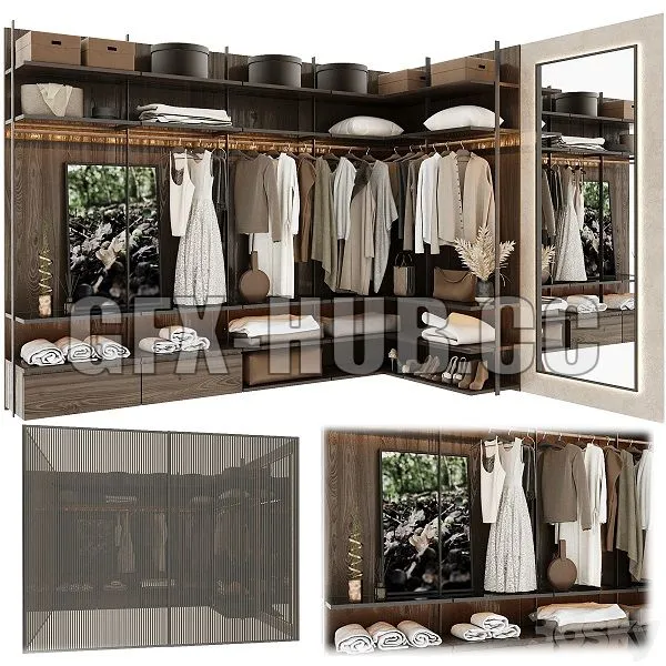 Wardrobe 20 3D Model