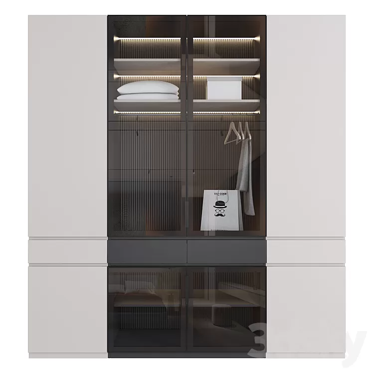 Wardrobe 20 3D Model Wardrobe 20 3D Model