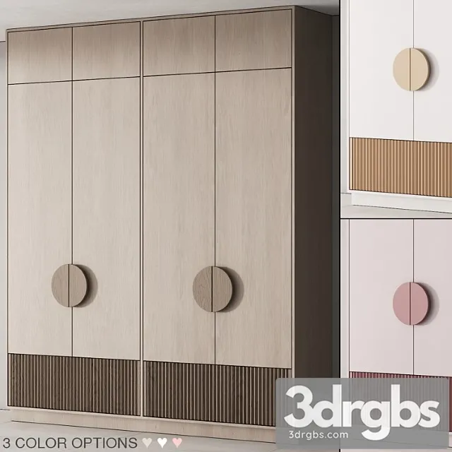 Wardrobe 200 furniture for children 02 cupboard in 3 options 01