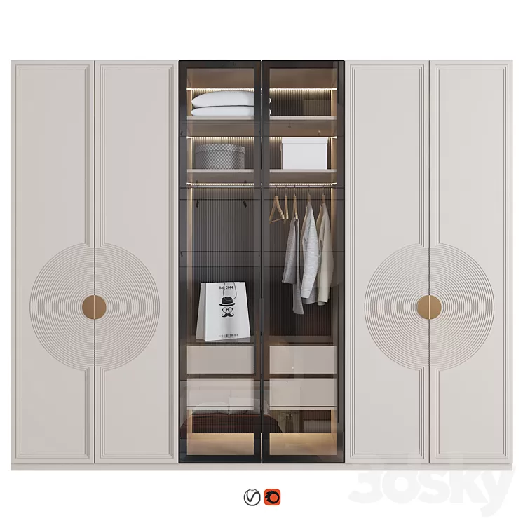 Wardrobe 35 3D Model Free Download