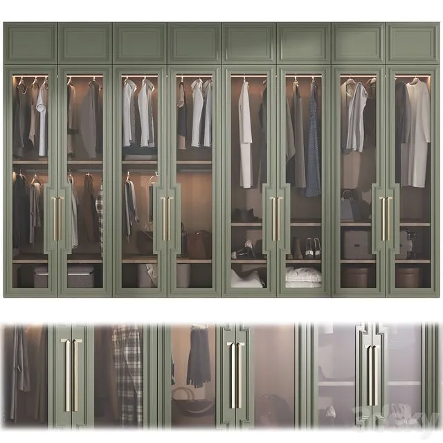 Wardrobe 39 3D Model Wardrobe 39 3D Model