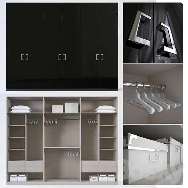 Wardrobe 3D Model Wardrobe 3D Model