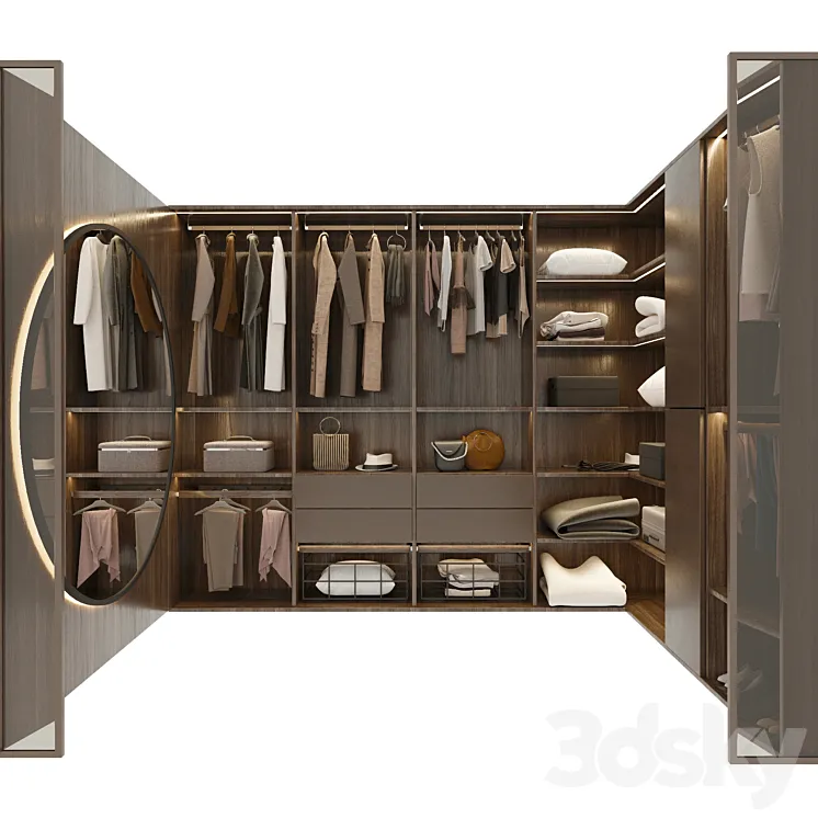Wardrobe 3D Model Free Download