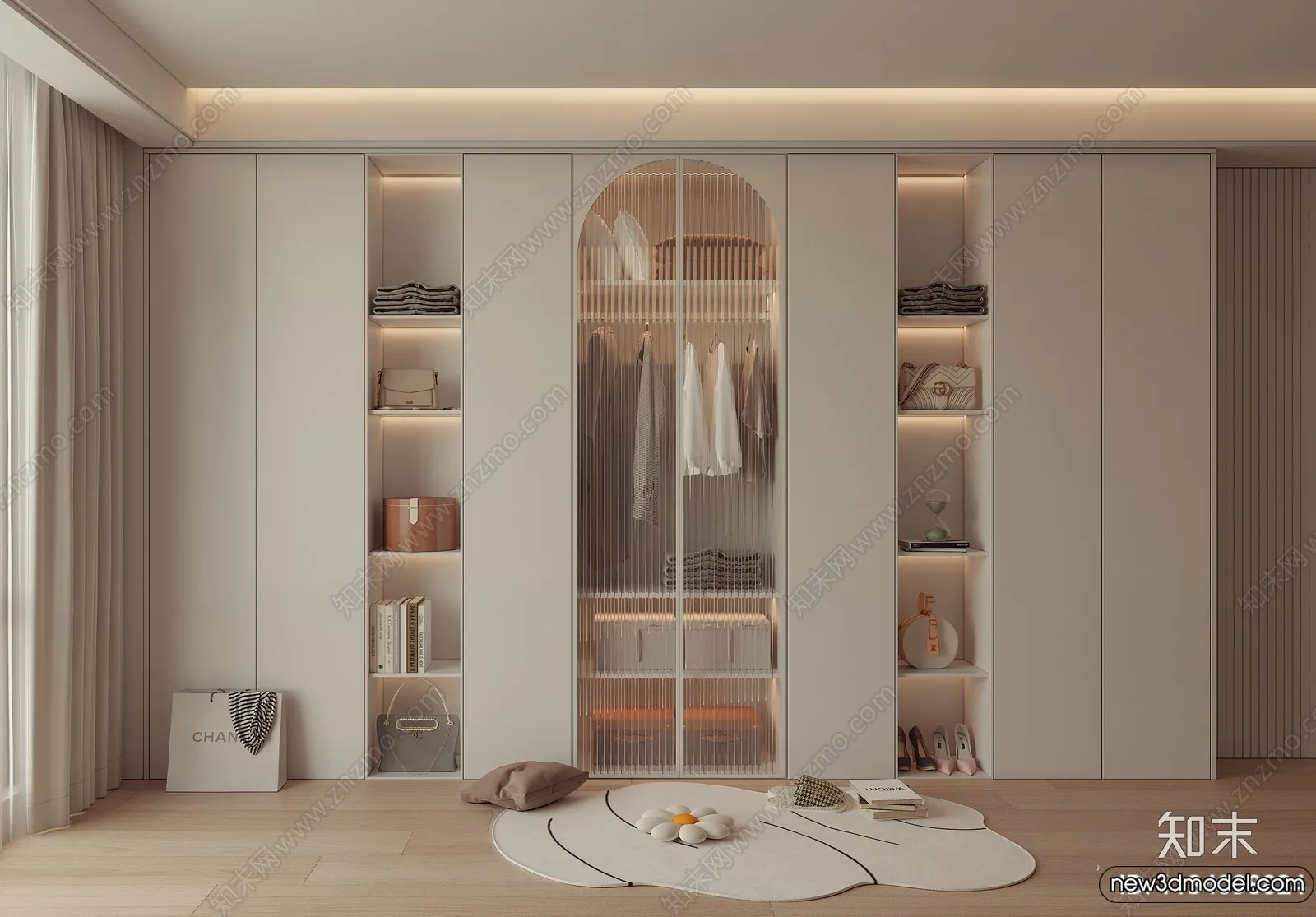 Wardrobe 3D Models – 3D Furniture for Interior Design – 012 Wardrobe 3D Models – 3D Furniture for Interior Design – 012
