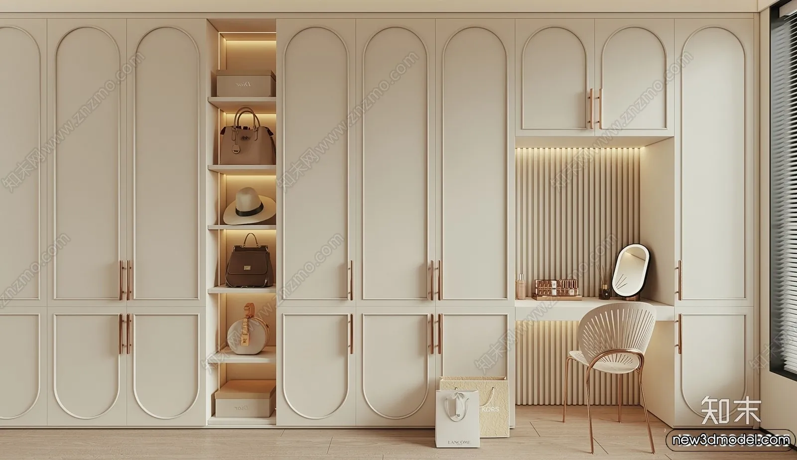 Wardrobe 3D Models – 3D Furniture for Interior Design – 016 Wardrobe 3D Models – 3D Furniture for Interior Design – 016