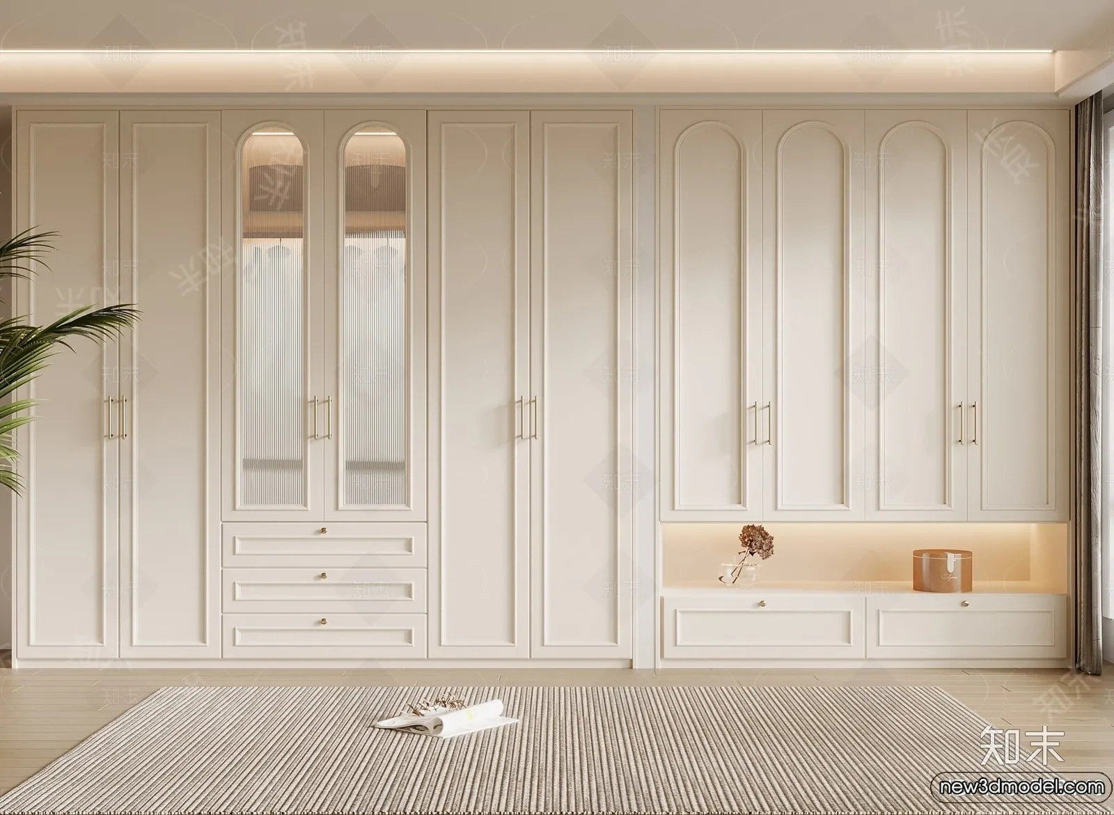 Wardrobe 3D Models – 3D Furniture for Interior Design – 018 Wardrobe 3D Models – 3D Furniture for Interior Design – 018