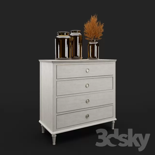 3DSKY MODELS – WARDROBE – CABINETS – 134