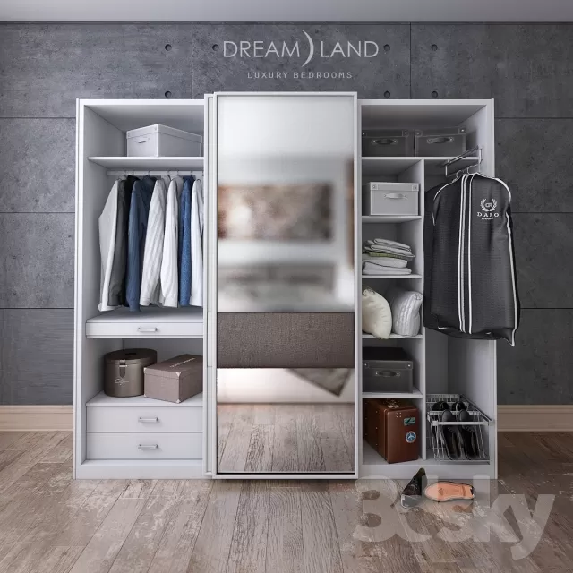 3DSKY MODELS – WARDROBE – CABINETS – 170