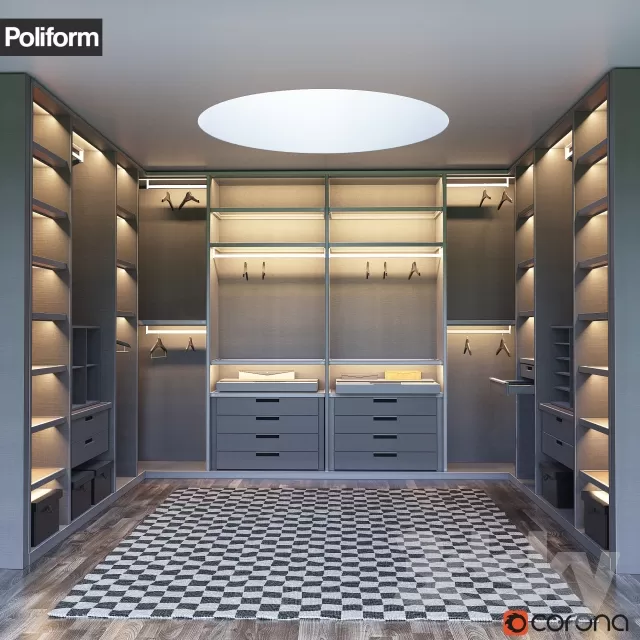 3DSKY MODELS – WARDROBE – CABINETS – 189