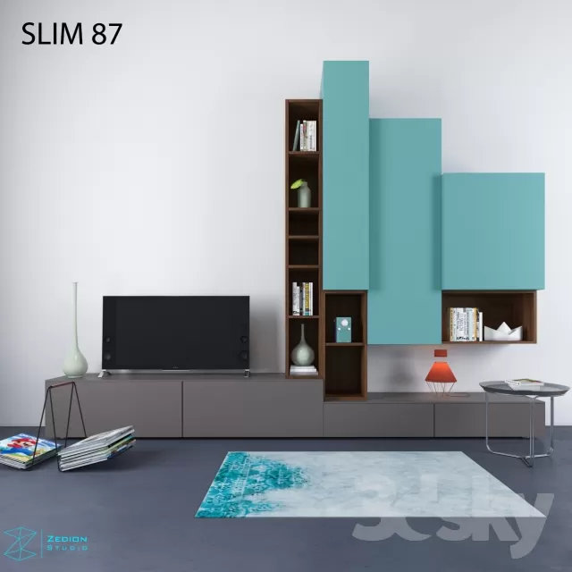 3DSKY MODELS – WARDROBE – CABINETS – 224