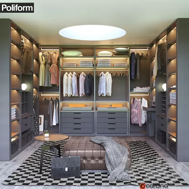 3DSKY MODELS – WARDROBE – CABINETS – 229