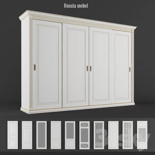 3DSKY MODELS – WARDROBE – CABINETS – 079