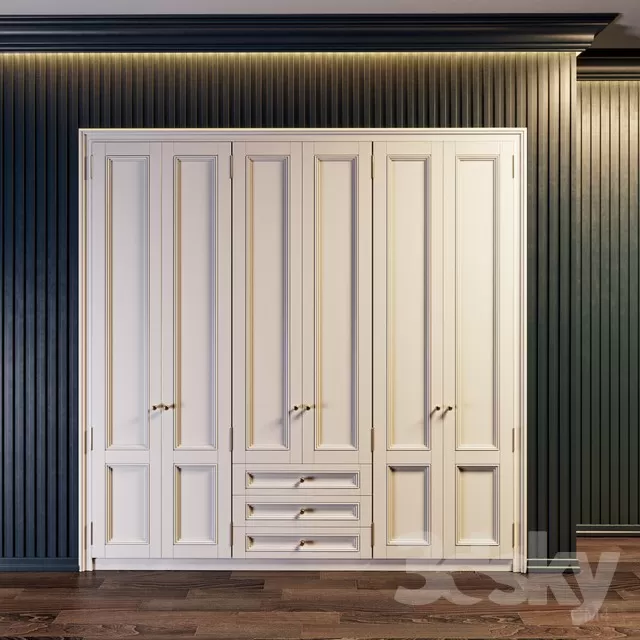 3DSKY MODELS – WARDROBE – CABINETS – 098