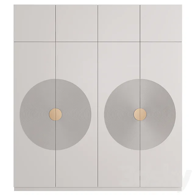 Wardrobe 64 3D Model Wardrobe 64 3D Model