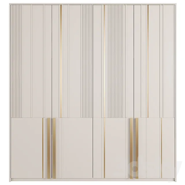 Wardrobe 66 3D Model Wardrobe 66 3D Model