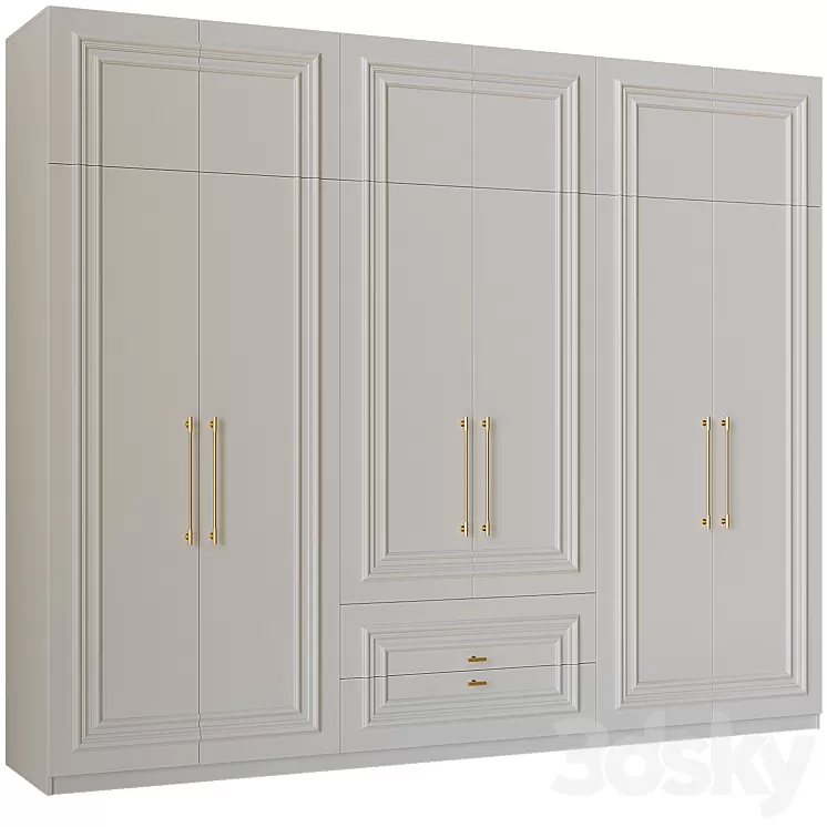 Wardrobe 7 3D Model Free Download