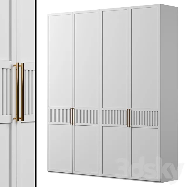 Wardrobe 81 3D Model Wardrobe 81 3D Model