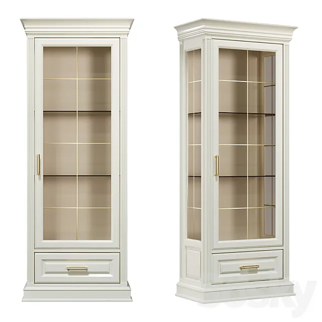 Wardrobe _ showcase Anna 3D Model