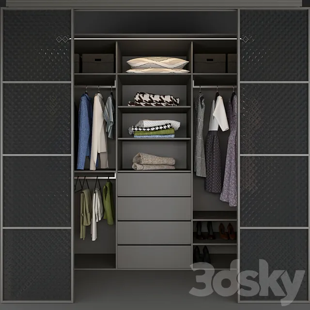 Wardrobe _ wardrobe 3D Model Wardrobe _ wardrobe 3D Model
