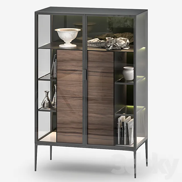 Wardrobe Alambra Monetiere Rimadesio 3D Model
