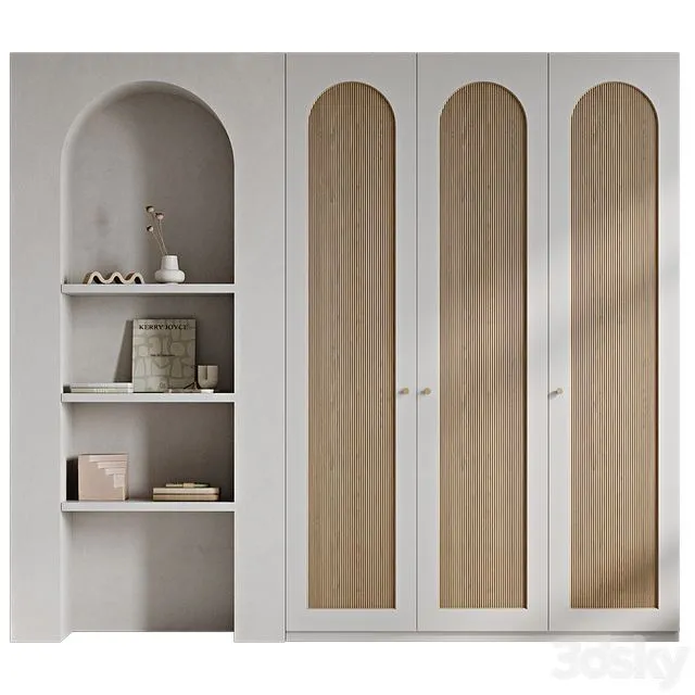 Wardrobe Arc Big 3D Model Wardrobe Arc Big 3D Model
