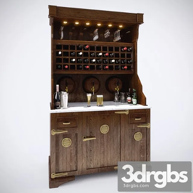 Wardrobe Bar 1 3D Model Download