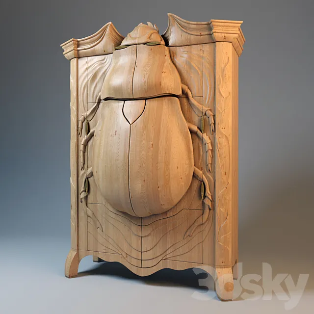 Wardrobe-beetle 3D Model