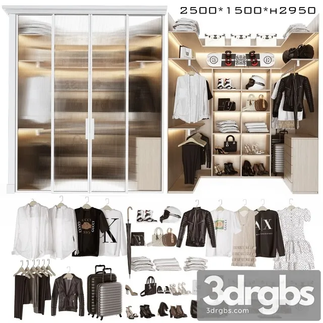 Wardrobe Block 3D Model Download