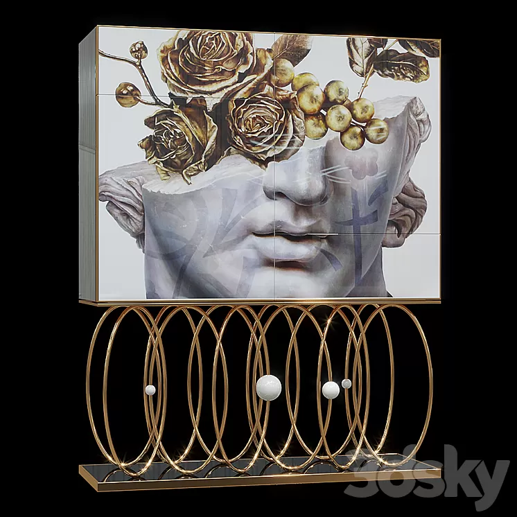 “Wardrobe-chest of drawers “”Sticky fantasy””” 3D Model “Wardrobe-chest of drawers “”Sticky fantasy””” 3D Model