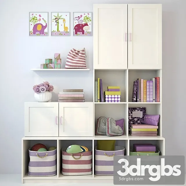 Wardrobe Children& 3D Model Download