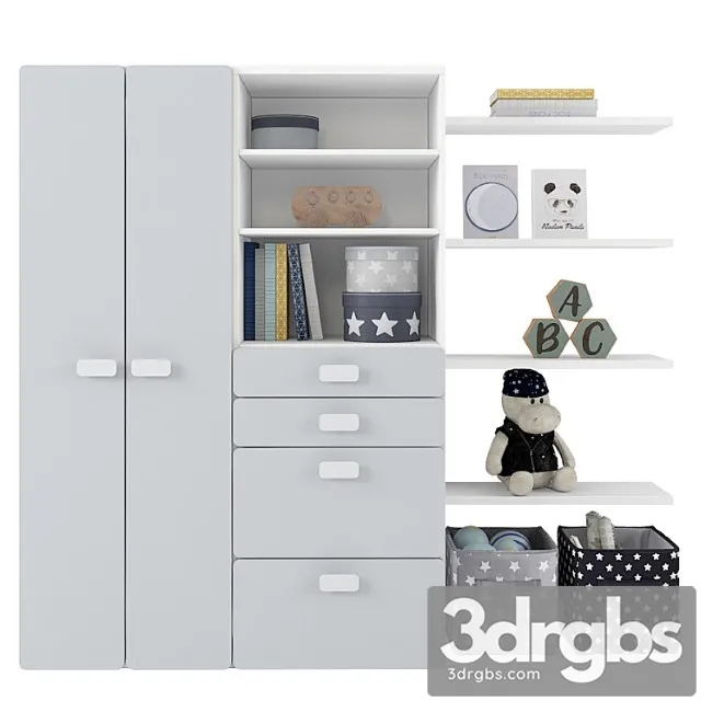 Wardrobe Children&_2222 3D Model Download