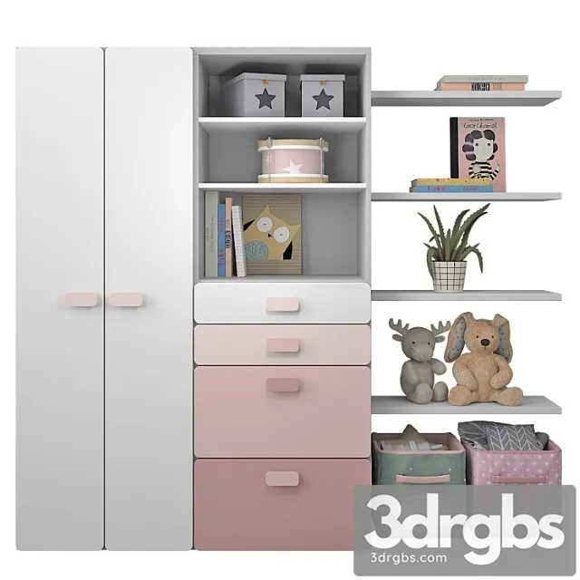 Wardrobe Children&_2_2 3D Model Download