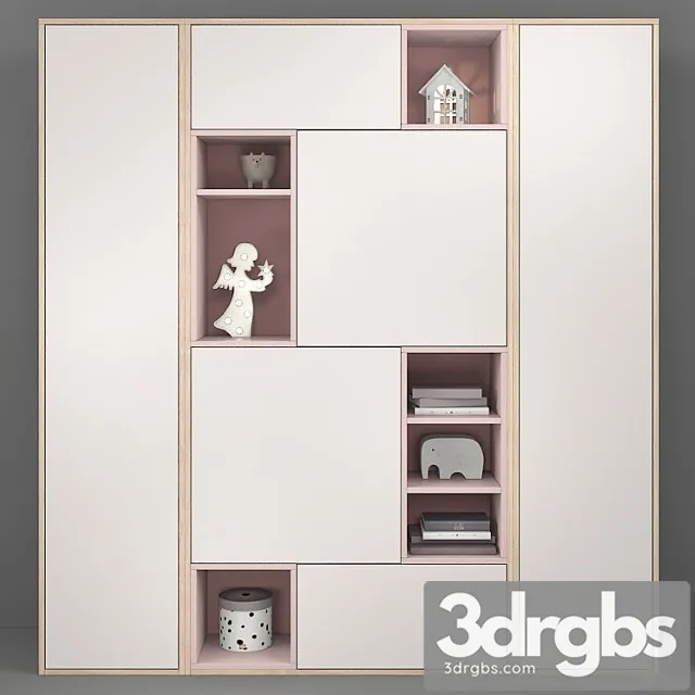 Wardrobe Children&_2_5 3D Model Download