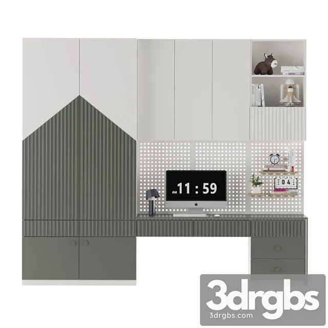 Wardrobe Childrens wardrobe 14 3D Model Download