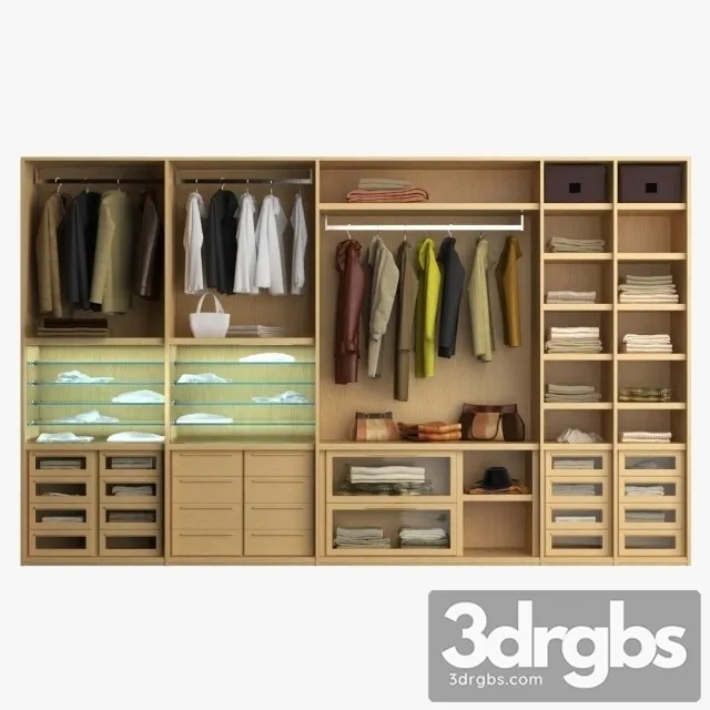 Wardrobe Clothes 009 3D Model Download