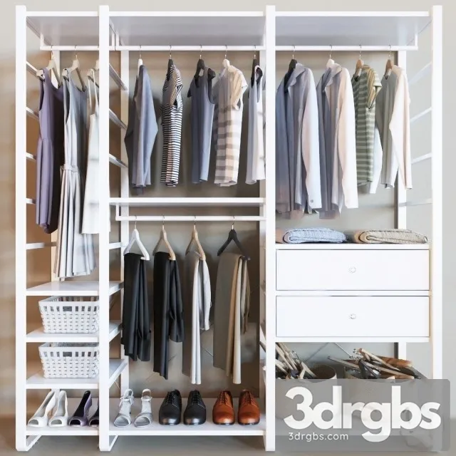 Wardrobe Clothes 1 3D Model Download