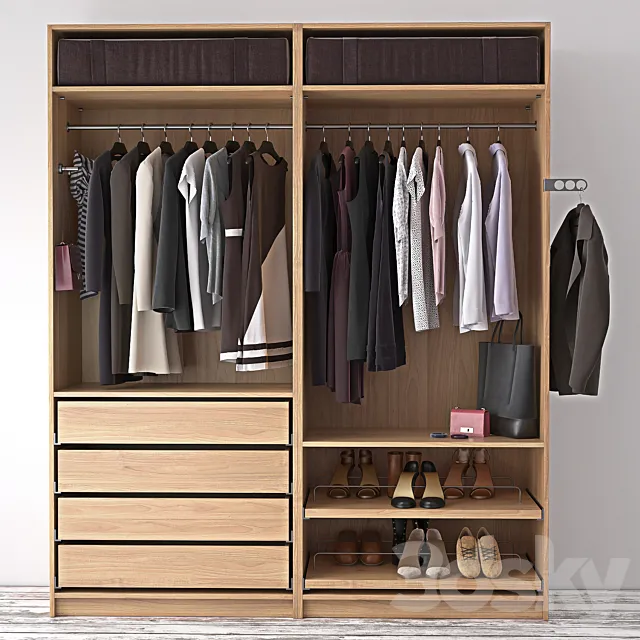 wardrobe clothes 3D Model wardrobe clothes 3D Model